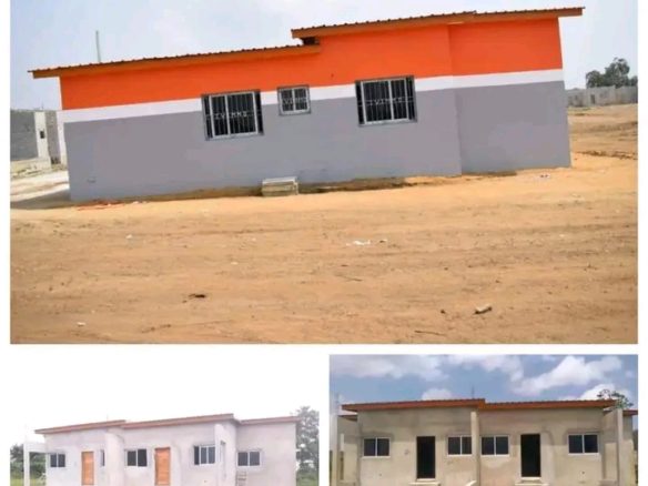 WHATSAPP : +225 05 76 10 57 86 / VENTE D’UNE VILLA BASSE 3 PIÈCES INDIVIDUELLE M