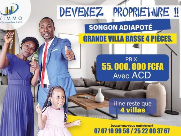 *Les terrains Approuvés à Yaou* : 300m²= 8 millions 400m2= 10 millions 500m²= 12 millions *ACD