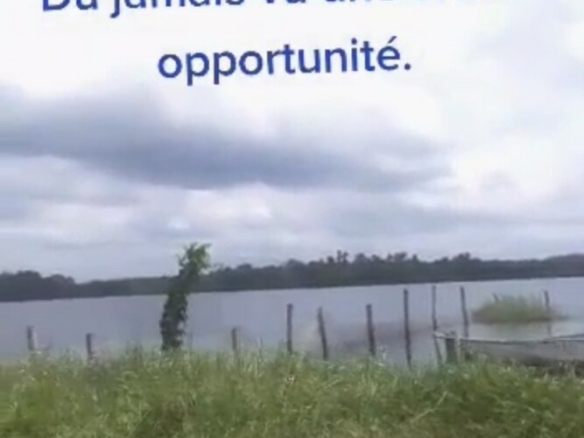 Parcelle de 2 hectares pieds dans l’eau lagune Assinie essankro