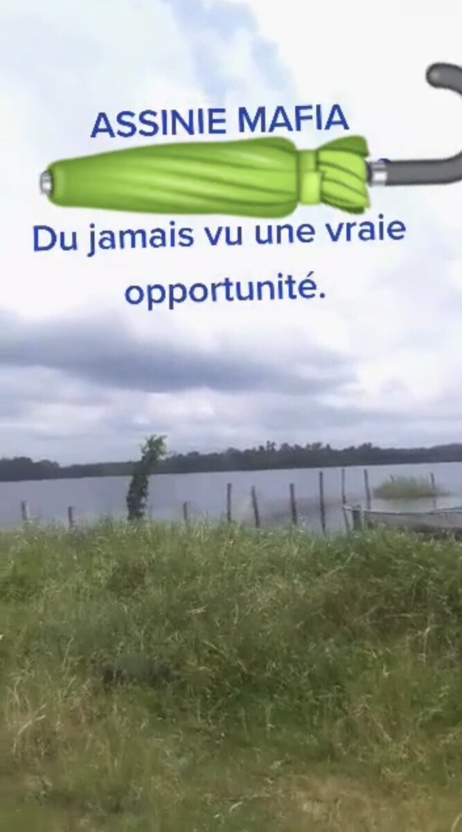 Parcelle de 2 hectares pieds dans l’eau lagune Assinie essankro