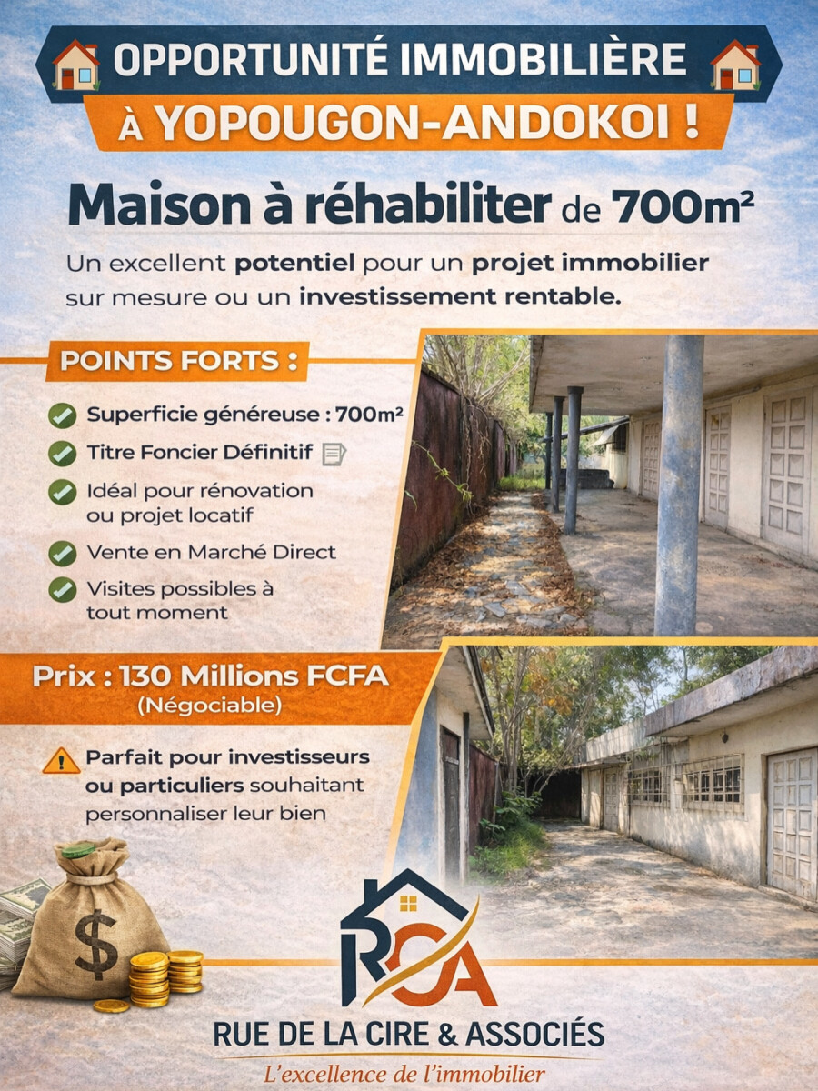 Terrain dans une cité paisible ( FANY) à l’entrée de YOPOUGON