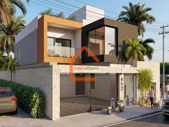 Projets de 2 villas duplex à Cocody Angré Djorobité