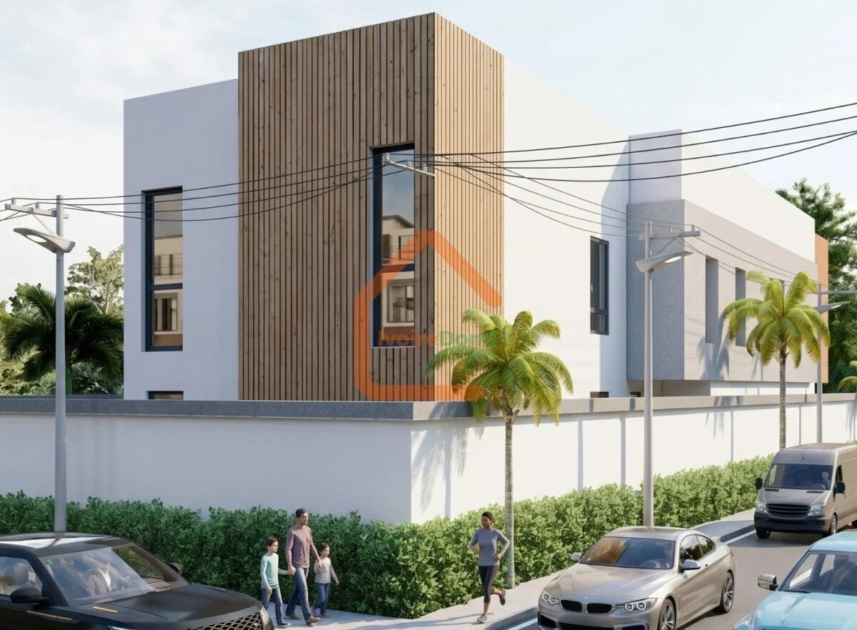 Projets de 2 villas duplex à Cocody Angré Djorobité