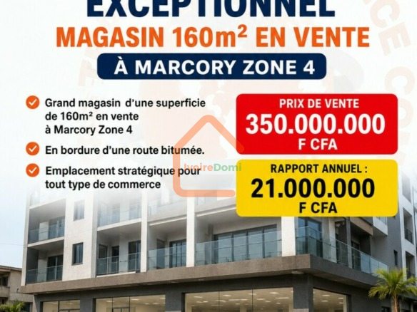 Grand magasin en vente à marcory zone 4