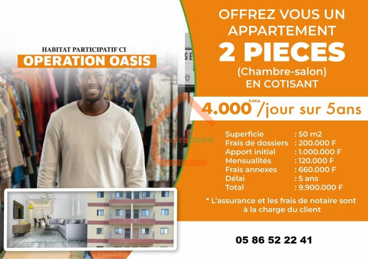Appartement à Modeste route de Bassam