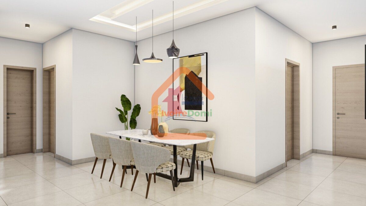 Appartement T4 (4 pièces) en vente à Cocody Riviera Bonoumin