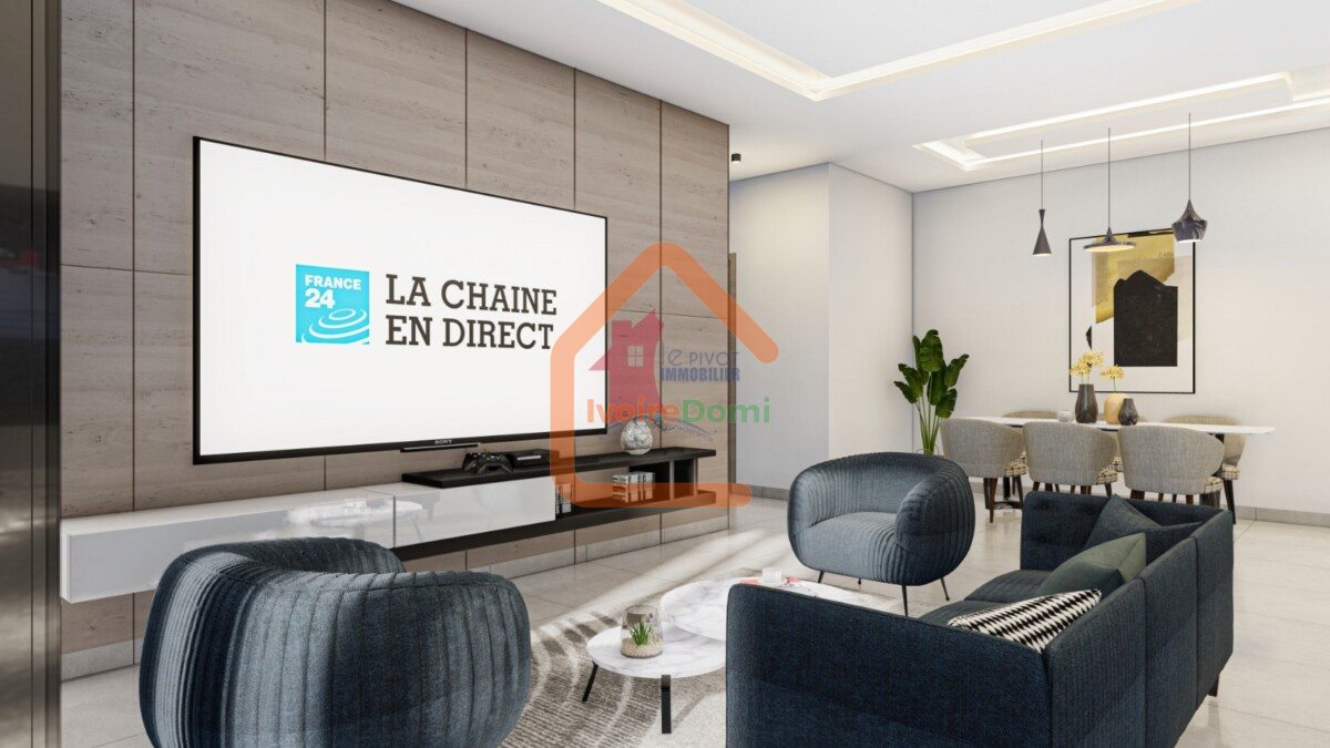 Appartement T4 (4 pièces) en vente à Cocody Riviera Bonoumin