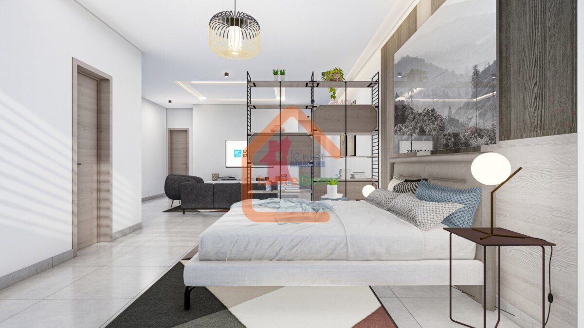 Appartement T1 – Grand studio à vente à Cocody Riviera Bonoumin