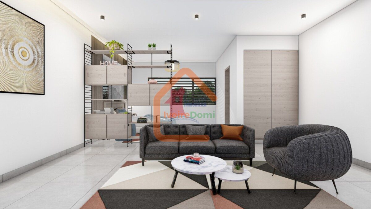 Appartement T1 – Grand studio à vente à Cocody Riviera Bonoumin