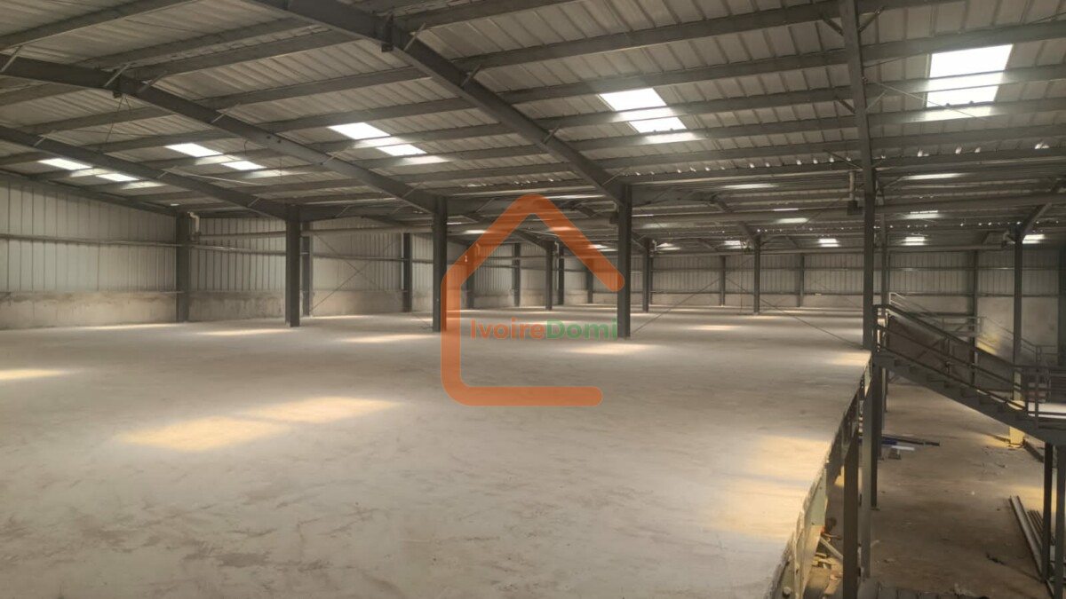 Entrepôts 3300m² en mezzanine marcory remblai