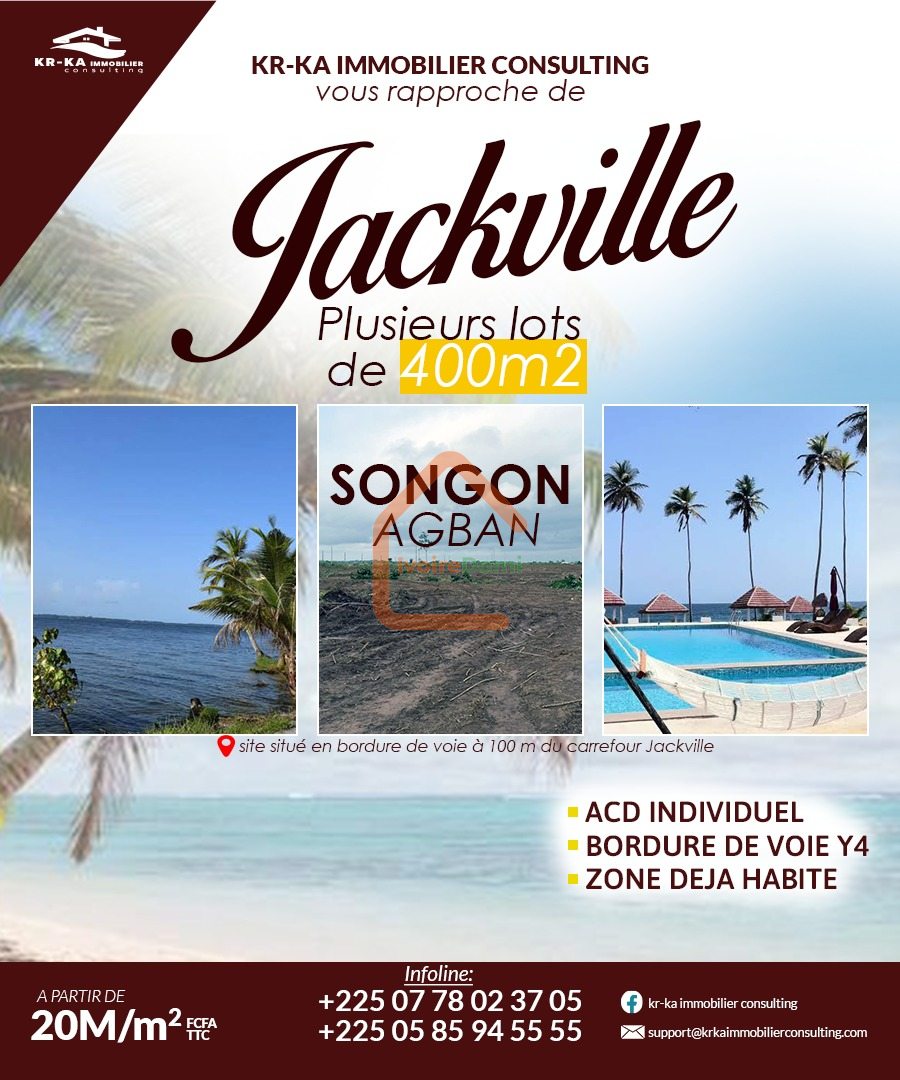 400m2 en bordure de voie Y4 non loin du carrefour jacqueville