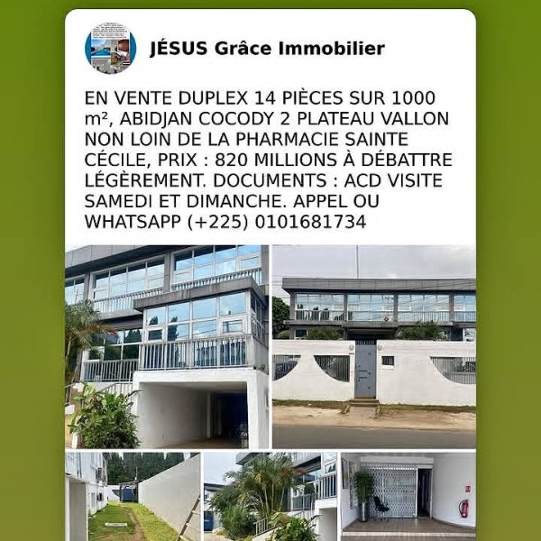 JÉSUS Grâce Immobilier
