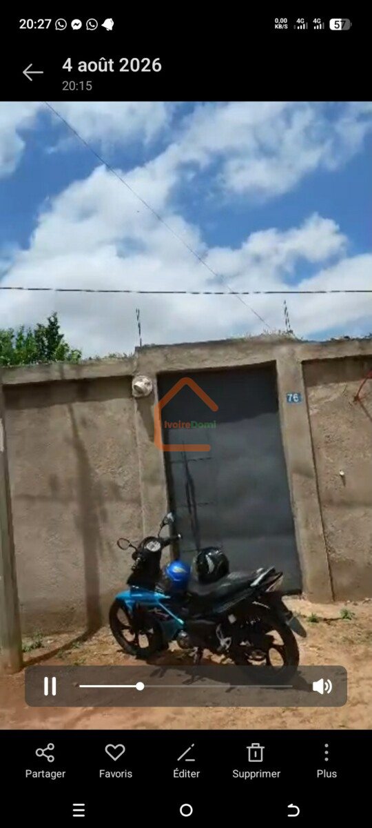 Vente de maison à Daloa, Les Oliviers