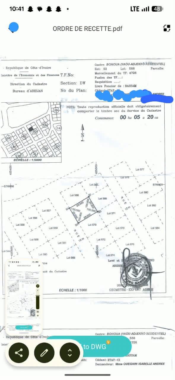 TERRAIN EN VENTE
