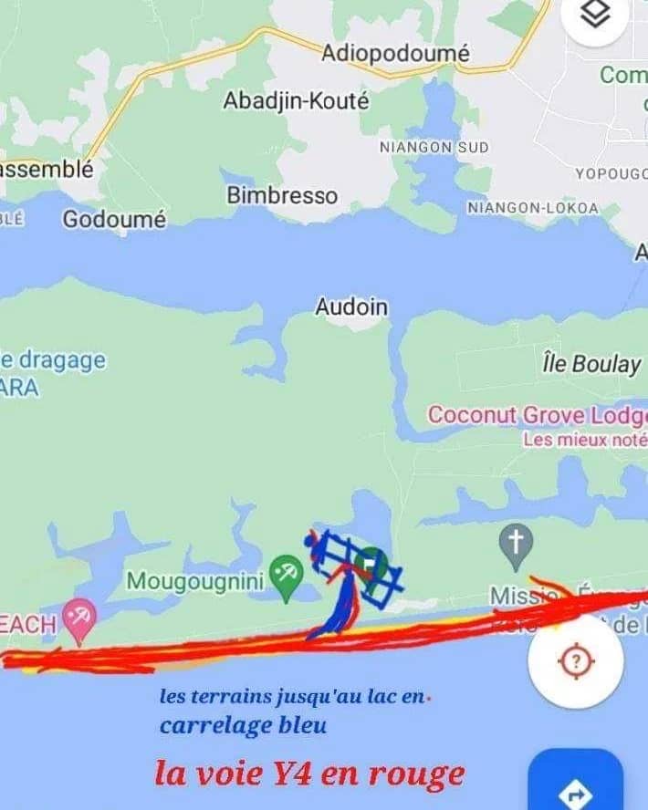 Terrain en vente à la baie des milliardaires