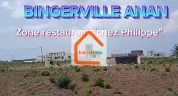 Terrain à l’angle de 760 m2 + acd à Bingerville