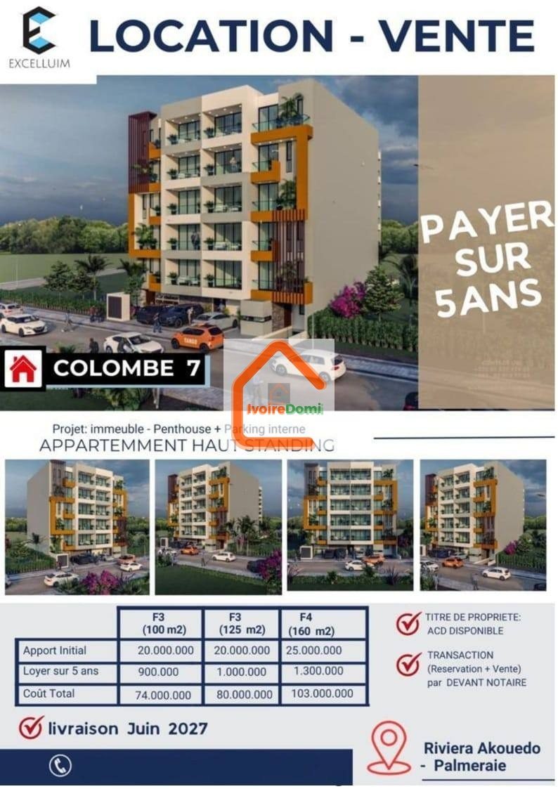 Vivez dans un appartement que vous pouvez acheter sur 5 ans