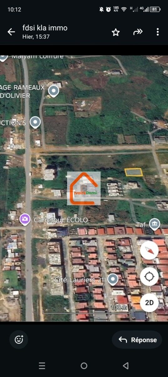 A BINGERVILLE LAURIER 21 500M2 CLÔTURÉ AVEC ACD