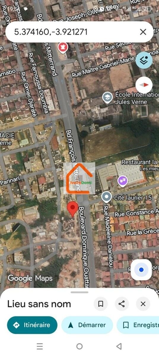 📍ROUTE BINGERVILLE CARREFOUR ADAMA FACE À LA CITÉ BELLE VUE A