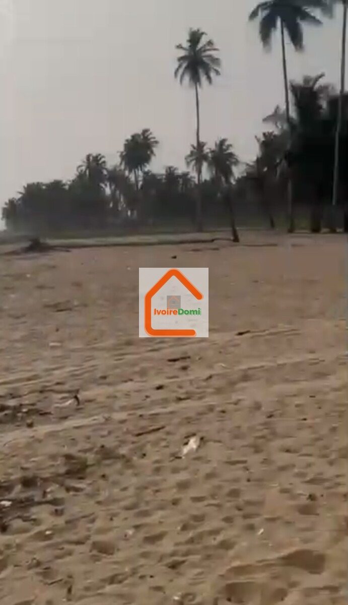 Terrain de 1000m2 avec servitude de 2000m2 pieds dans l’eau mer