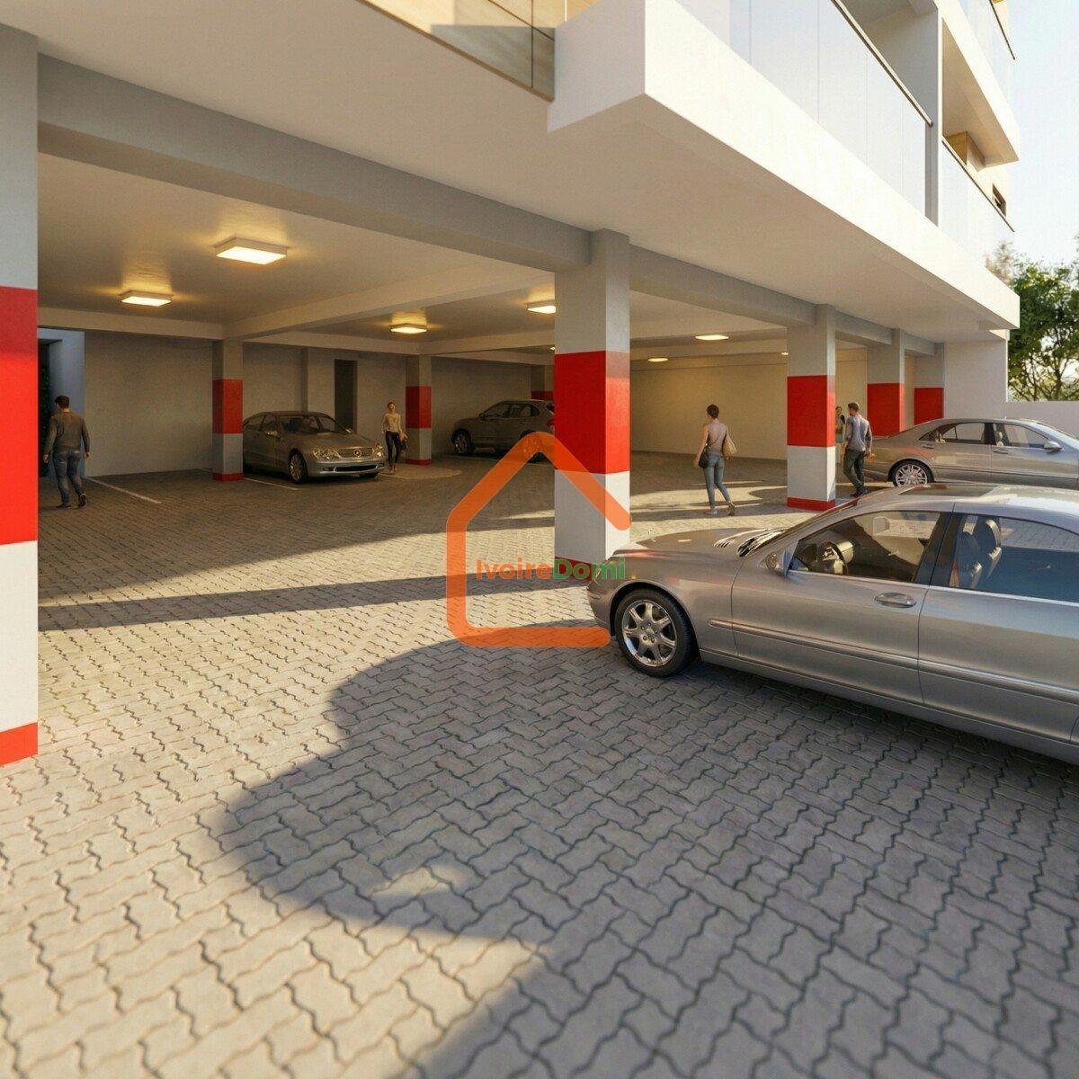 À la riviera golf dans les caddys, un grand appartement de 5 pièces au 5e étage