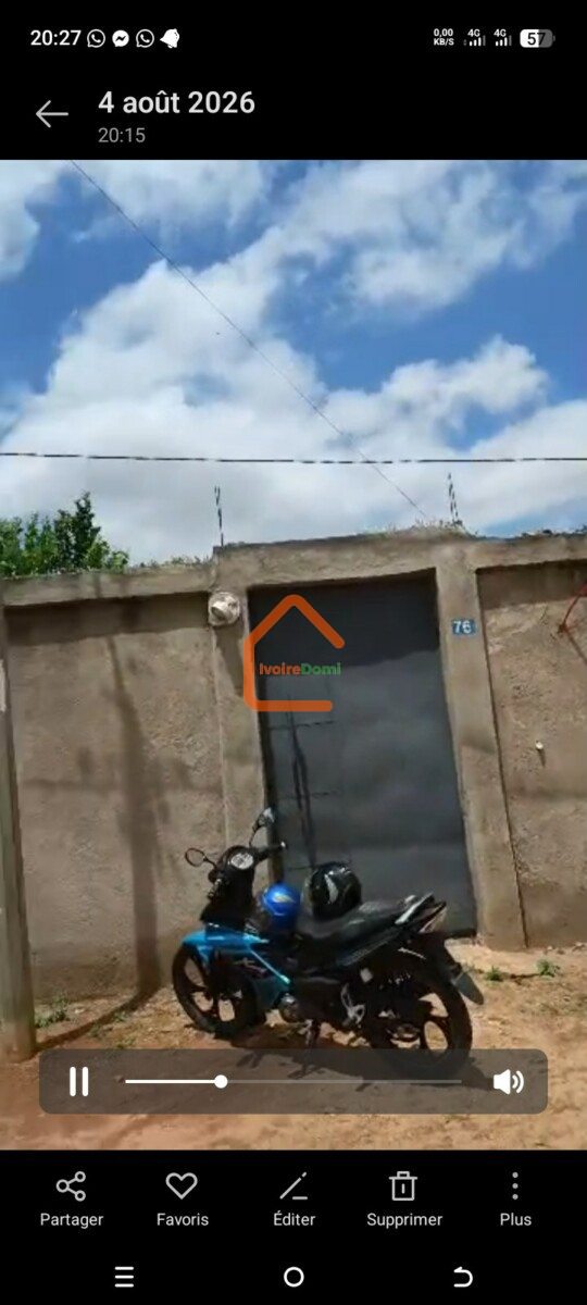 Vente de maison à Daloa, Les Oliviers