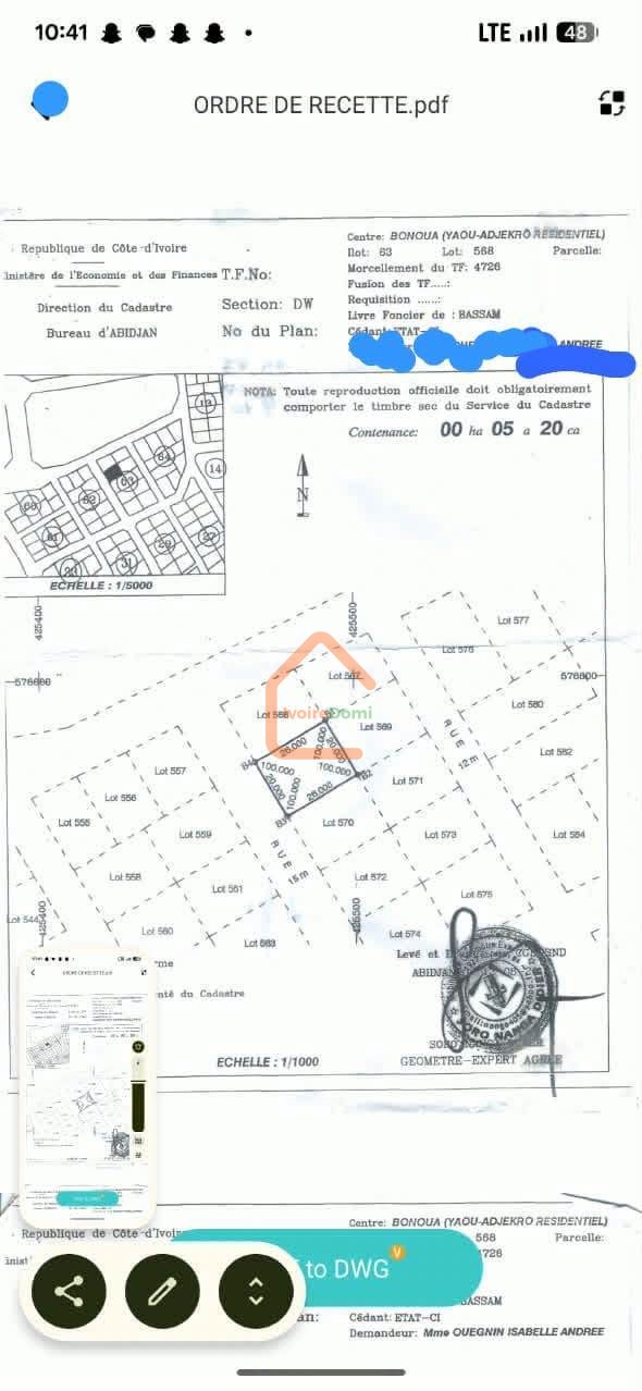 TERRAIN EN VENTE