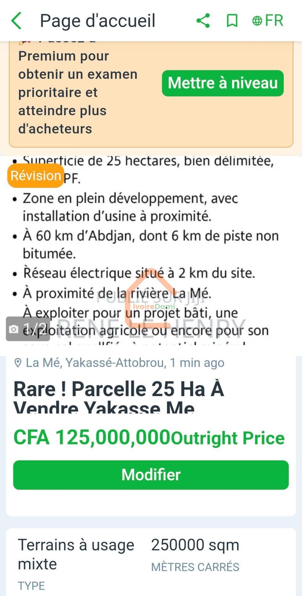 TERRAIN EN VENTE